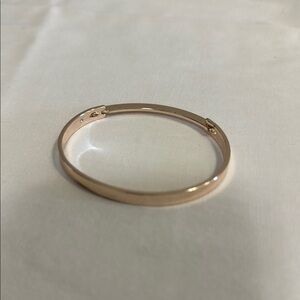 Rose Gold Minimalist Bangle Bracelet Jewelry